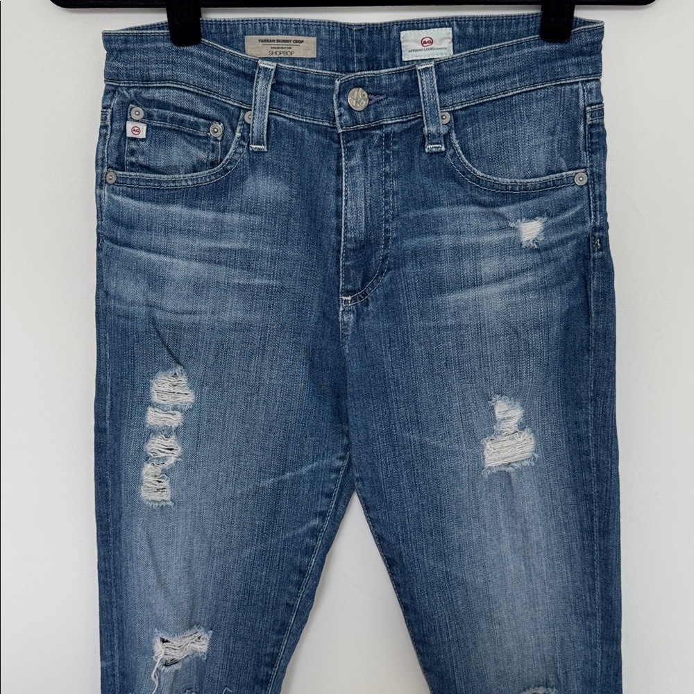 AG Adriano Goldschmied Women's Farah Skinny Crop Jeans - Size 28 - Picture 2 of 6